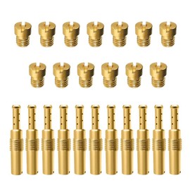 Strongthium 24 Pcs Carburetor Jet Kit for Nibbi Keihin FCR-MX PE PJ PZ PWK CVK GY6 99101-393 N424-21