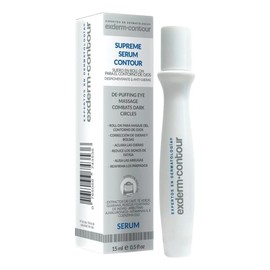 Exderm Contour Serum Supreme Roll On Contorno de Ojos Anti-Ojeras con Niacinamida y Arbutina Reduce Bolsas Ácido Hialurónico Tratamiento Descongestionante 15 ml