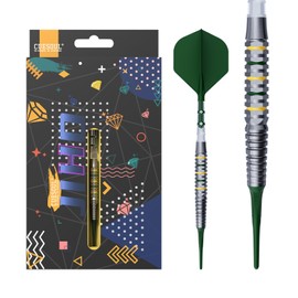 CUESOUL JIHO D3 20g Soft Dart Set with 90% Tungsten and Unifying Rust T19 Flight
