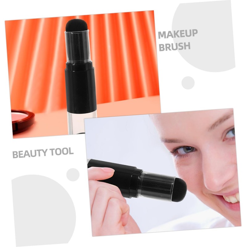 Beavorty Innovative Makeup Brush Set 2pcs Push Bottle Brush for
