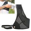 Archery Chest Guard Black PET And Cowhide Hunting Chest Protector