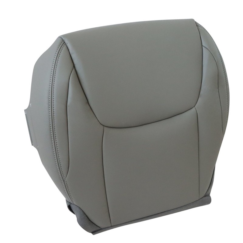 FZJDSD Gray Driver Side Bottom Microfiber Leather Replacement Seat Cover