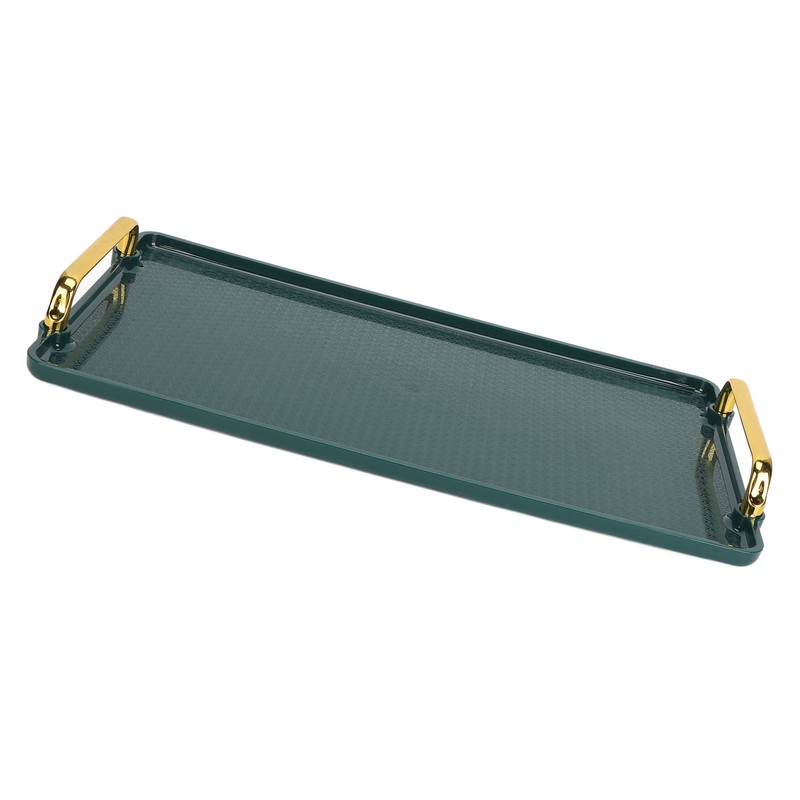 Large Handle Tray Double Ear Plastic Tray Rectangular Stable Multifunctional