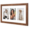 KSROECUD 8x14 Collage frame with 3 Openings 4X6 Pictures, Multiple