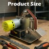 Mefape Electric Belt Sander for Woodworking, Mini Belt Sander for