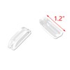 FarBoat 10Pcs Acrylic Pull Plastic Handles 30mm/1.2inch Mini Transparent Hardware