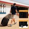 2 Bowling ball Bag with Wheels & Shoe Compartment Fits