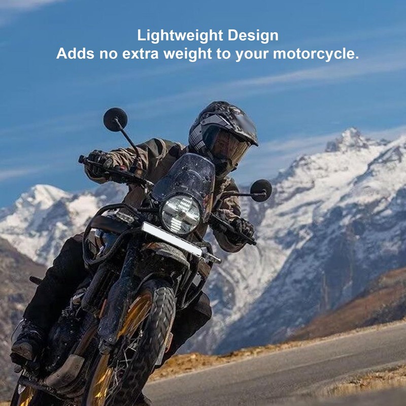 Motorcycle Headlight Cover, Metal Lightweight Stylish Look Headlamp Protector Cover