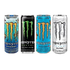 Monster 355ml Lemonade + Green + Mango + Ultra 6 cans each, 24 cans in total (31387146) / 몬스터 355ml 레모네이드+그린+망고+울트라 6캔씩 총24캔 (31387146)