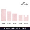 Walensee Bathroom Rug 2 Pieces Set Non Slip Bath Mat