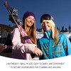 YSJCHEBS 8 Stück Skigurte, Snowboard-Bindungswerkzeuge, Nylongurte, Elastische Gurte, Verstellbare Gurte