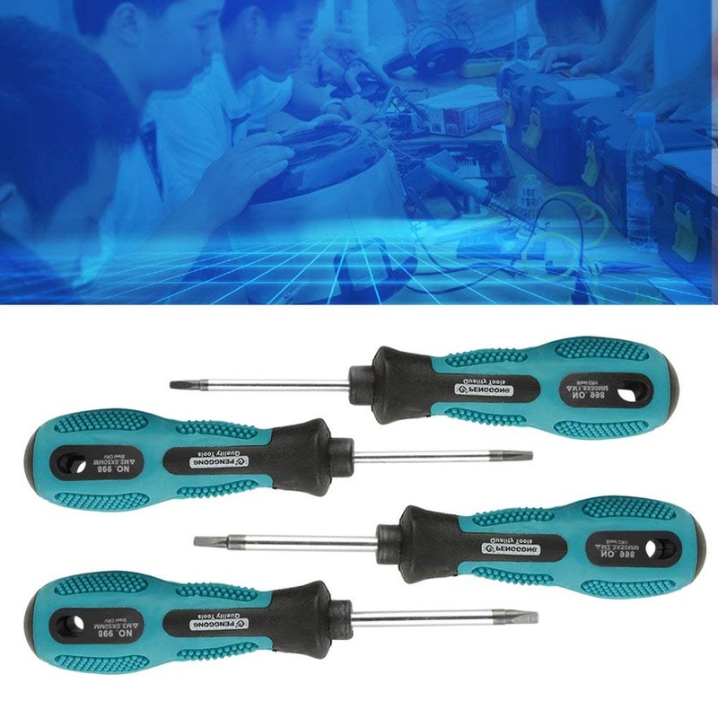 Triangle Screwdriver, 4 Pieces Triangle Head Screwdriver Set, Multifunctional Magnetic