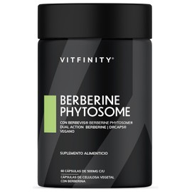 Berberina 1000mg Vitfinity Redefinimos Estándar Suplementación 10x Absorción Berbevis Phytosome Patentado Fórmula Dual Action Hcl Drcaps Vegano