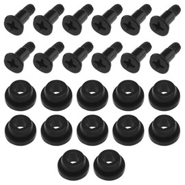 Create idea 12pcs 3.5" Hard Drive Screw with Rubber Washer Kit Shock Absorbing Screw for 3.5" HDD SSD Computer Case