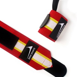Rane Sports Deadlift Wrist Lifting Straps Grip Straps Deadlift Straps Anti Slip Pull Straps Fitness Wrist Wraps Bodybuilding Xfit Strength Training Pull Up Red