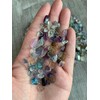GAF TREASURES Wholesale Natural Semi Tumbled Rainbow Fluorite Gemstone Chips,