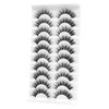 8D Fluffy False Eyelashes Wispy Natural 12mm Cat Eye Faux