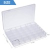 2Pack 36 Grids Plastic Embroidery Floss Cross Stitch Organizer Box