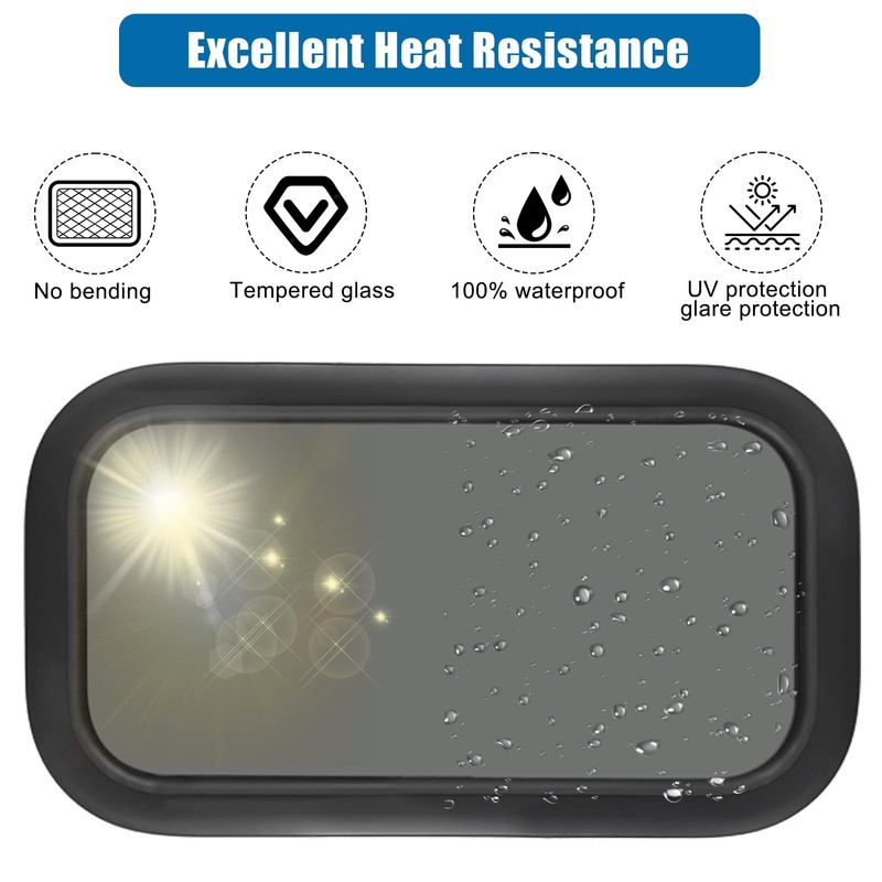 OUTPRIZE Fixed RV Window, 28" W x 16" H Tinted