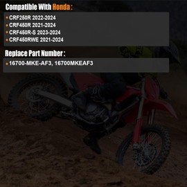 2021-2024 Fuel Pump Assembly Compatible for Honda CRF250R 2022-2024, CRF450R RWE 2021-2024, CRF450R-S 2023-2024, CRF450RWE 2021-2024, Replace 16700-MKE-AF3