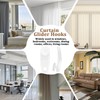 Aifeier ET 50 Pcs White Traverse Rod Slide Curtain Track
