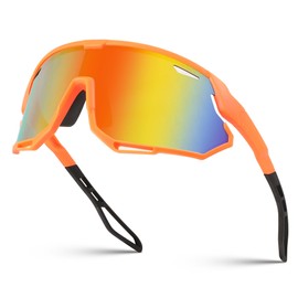 FEISEDY Sport Sunglasses for Men Women, Cycling Glasses with UV Protection, for Baseball, Ski, Runing, Golf B0082
