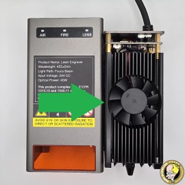 Geeks At Large Creality Falcon2 40W Fan Replacements - Plug & Play