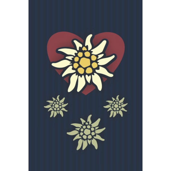 Edelweiss Notebook - Journal, Notebook, Lined: Journal, Daily Planner, Wedding