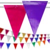 NACARUM 408ft Party/Celebration Multicolor Pennant Banner Flags | OSHA 500lb