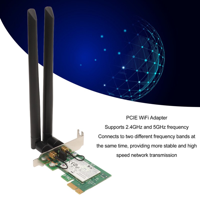 AR5BDT92 AR9280 300Mbps PCIE WiFi Card 2.4GHz 5GHz Dual Band