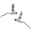 Dia-COMPE SS6 Old School MTB Brake Lever Set (L+R), Silver,