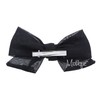 Soft Chiffon Hair Bow Clip Small-Black