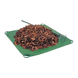 Bosmere Yard Waste Tarp with Corner Handles, 84" x 84", Forest Green