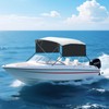Detachable Clip in Bimini Top Mesh Sidewalls, Boat Sun Shade