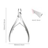 BEZOX Cuticle Cutter, Stainless Steel, with Sharp and Smooth Edge,