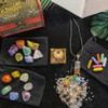 RZOZSZEZ Chakra Healing Stones Set - 7 Raw & 7