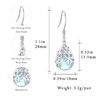 Daisy Earrings Moonstone Earrings for Women 925 Sterling Silver Daisy