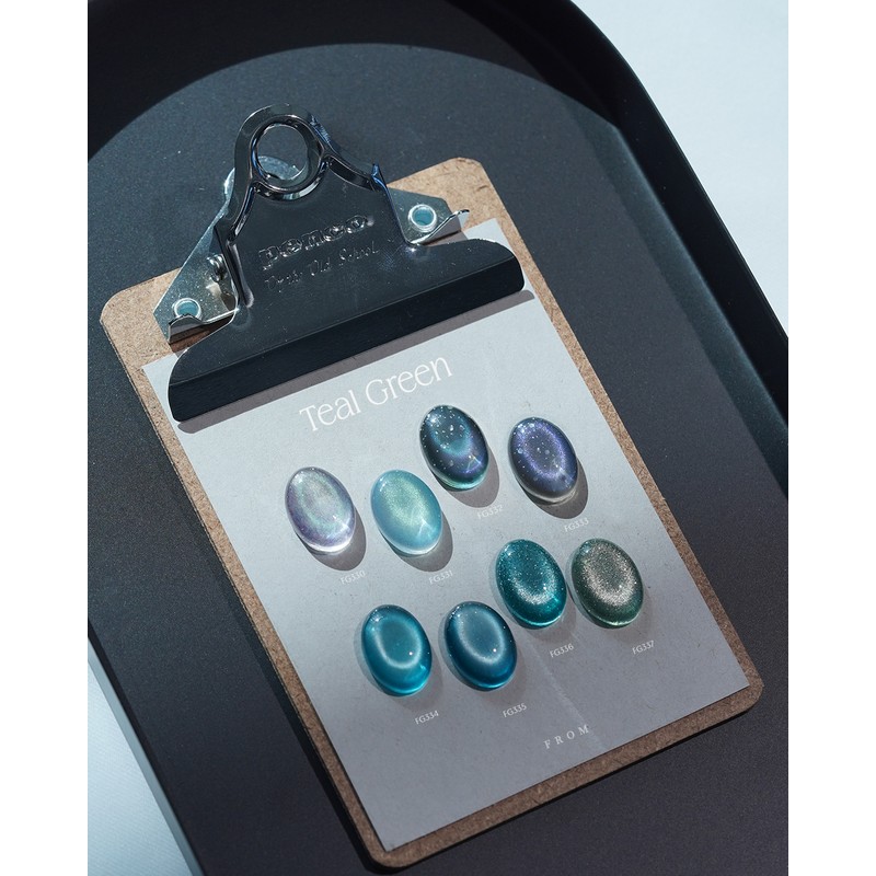 From the Nail Teal Green Magnetic Gel + 30 parts