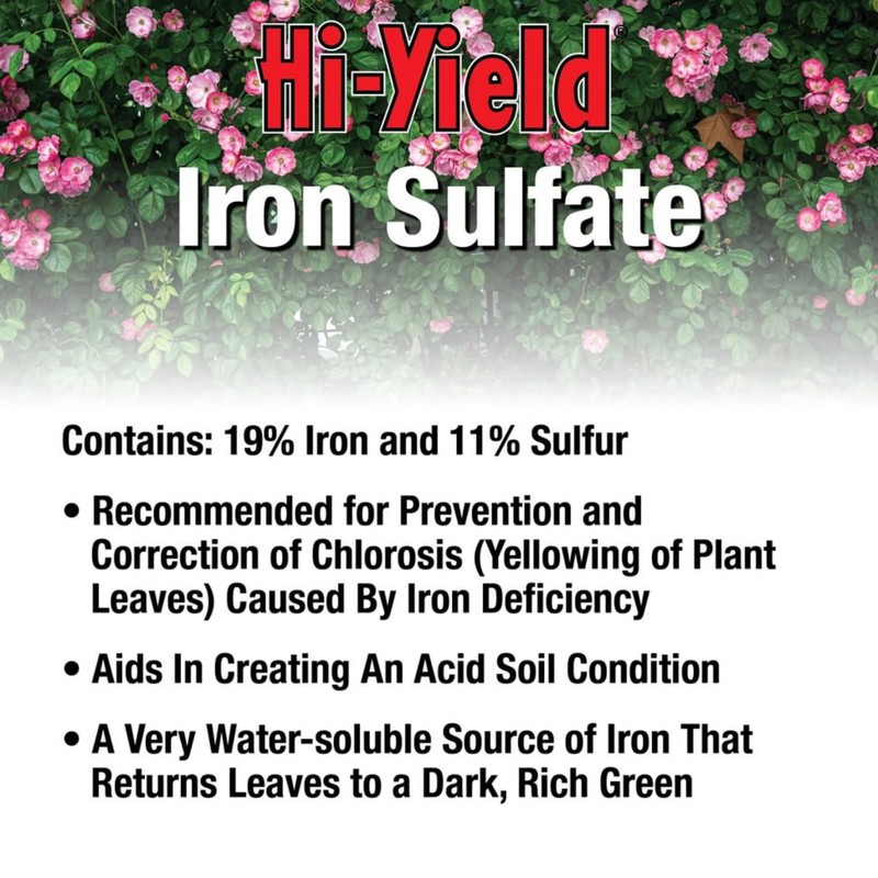 Hi-Yield (34340) Iron Sulfate (3.25 lbs.)