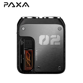 PAXA Mini Electric Shaver - Magnetic Dual Blades Curved Blade Mesh Waterproof Skin-Friendly Washable Rechargeable High-Speed Motor with Long-Lasting Battery Compact Portable Facial Matte Smooth Titanium:_Titanium Gray