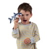Mini Shark Finger Puppet, Gray, One Size