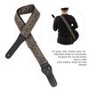 Electric Guitar Strap Adjustable Nylon Embroidered Shoulder Strap with Non