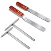Lainballow Crepe Spreader and Spatula Kit, 7" & 5" T-Shaped