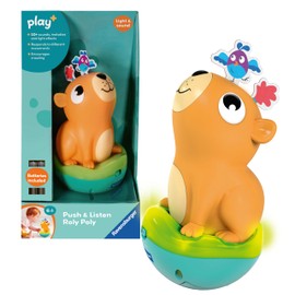 Ravensburger Play+ Push & Listen Roly Poly Capybara - Baby Infant & Toddler Toys - 6 Months Up