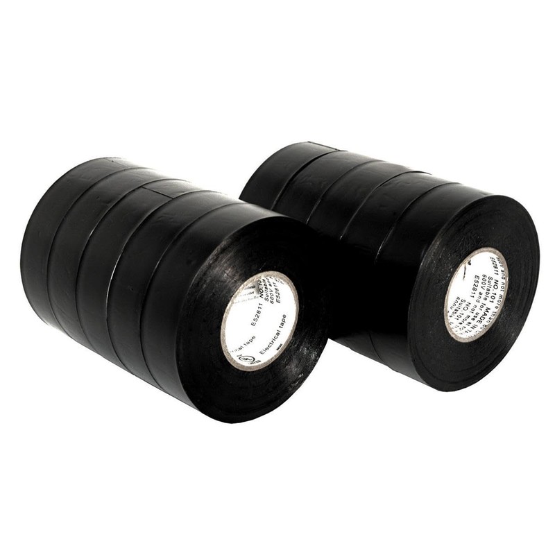 K Tool International Tape Electrical Black 10/Sleeve