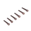 6PCS Guitar Bridge Pin Copper Acoustic Guitar Bridge Pins Peg