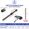 CKE 50 Pack Black Cable Railing Kit Hand Swage Threaded