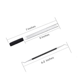 IDOU 3-in-1 Toe Nail Care Kit: Toe Nail Files for Thick Nails with Ingrown Toenail Lifter & Silicone Thumb Guard | Non-Slip Grip, Metal Nail File for Men/Seniors/Dogs