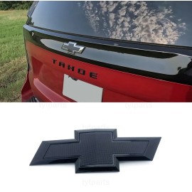 Custom 2021-2025 Suburban & Tahoe Rear Custom Gloss Black Bowtie Emblem PT 0781590