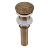 Bathroom Kitchen Sink Drain All Copper Pop Up Sink Drain